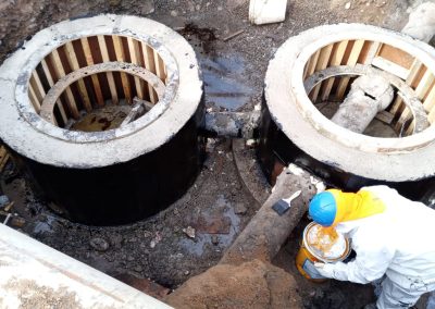 Hombre trabajando en obra civil